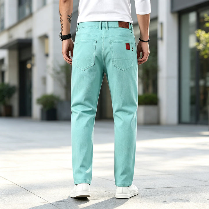 Men's Casual High-Waist Jeans in Modern Cut Mune Fashion