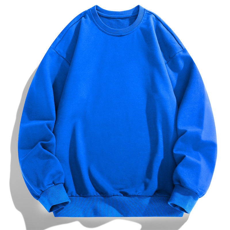 Men's Oversize Crew Neck Sweatshirt with Ribbed Cuffs and Dropped Shoulder Cut Mune Fashion