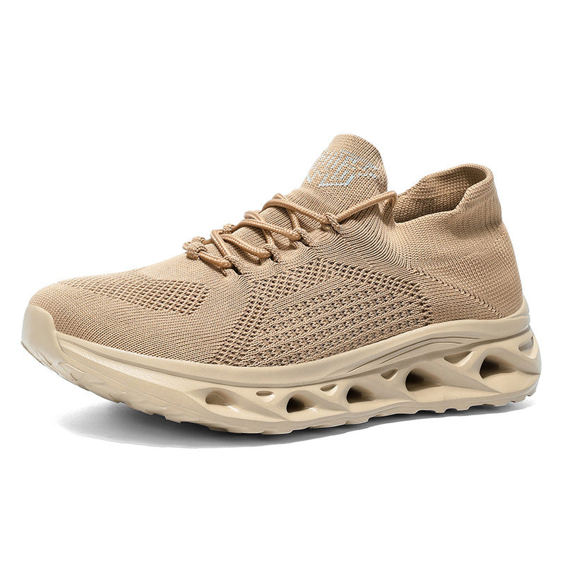 Unisex knitted sneakers with sock-like shaft and cushioned air sole Mune Fashion