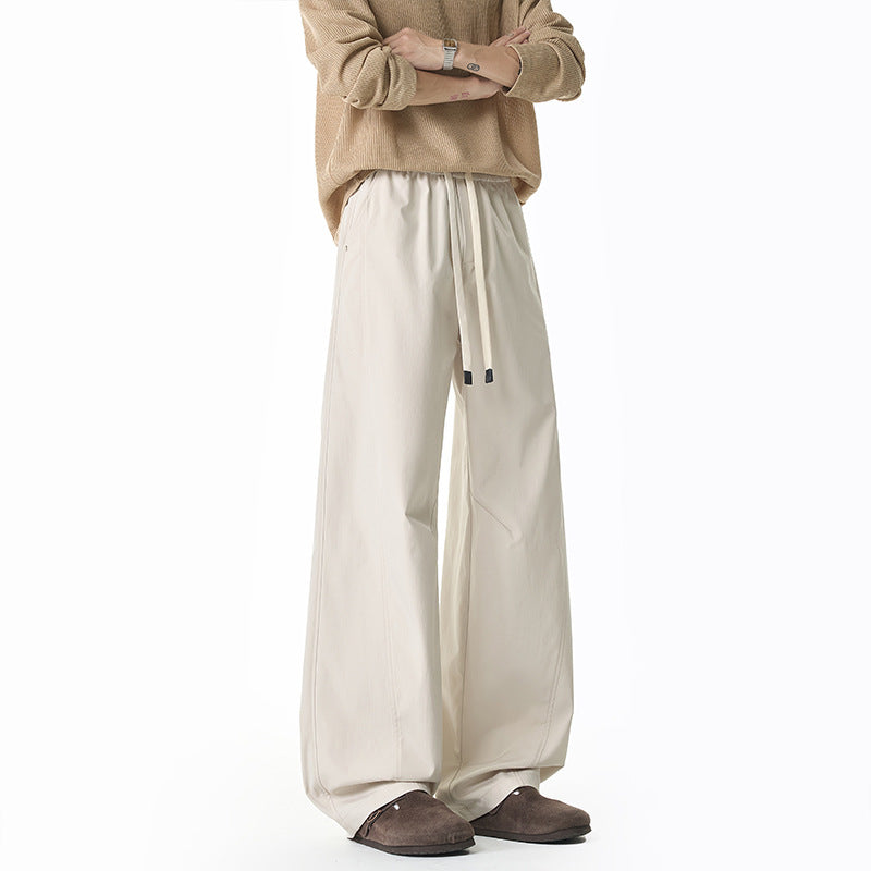 Ladies Comfortable and Loose Fabric Trousers Mune Fashion