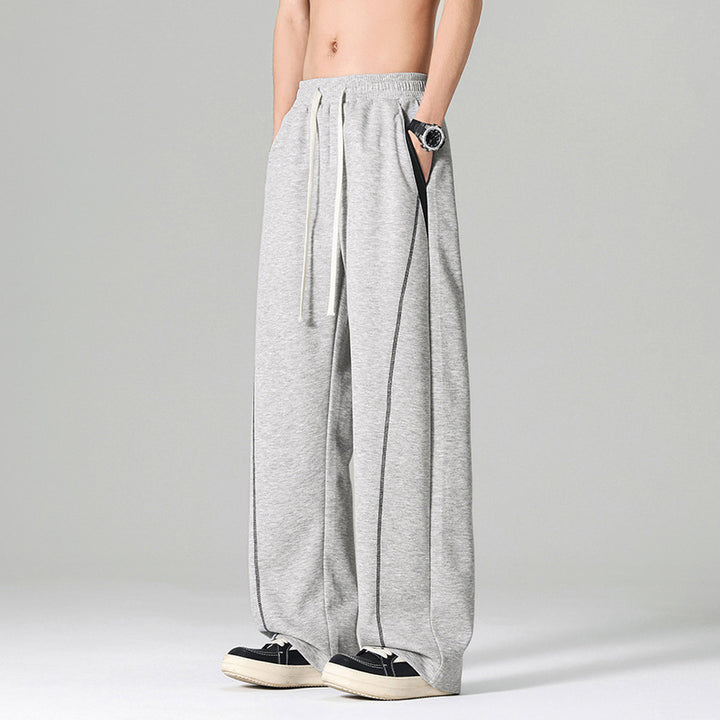 Men's Casual Leisure Pants with High Legs