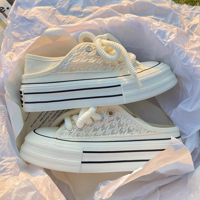Women's Comfortable Sneakers with Trendy Platform by Mune Fashion