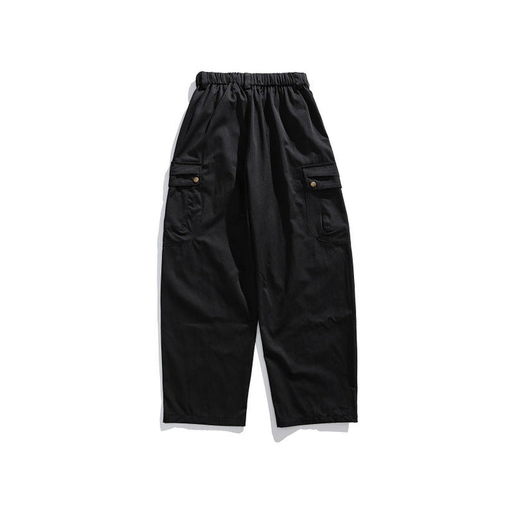 Men's cargo pants with elastic waistband, drawstring and multiple utility pockets Mune Fashion