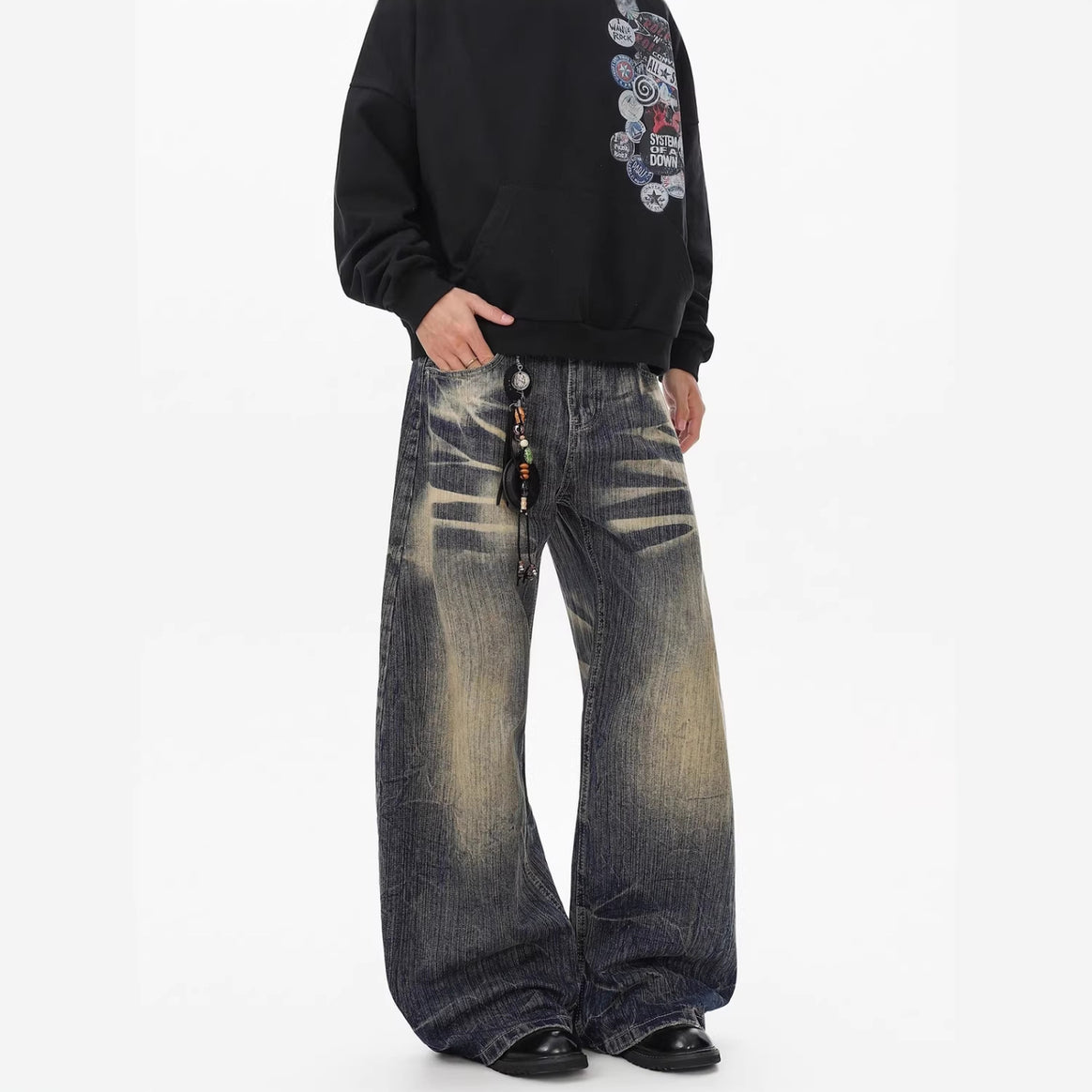 Men's Casual Ultra-Baggy Jeans Mune Fashion