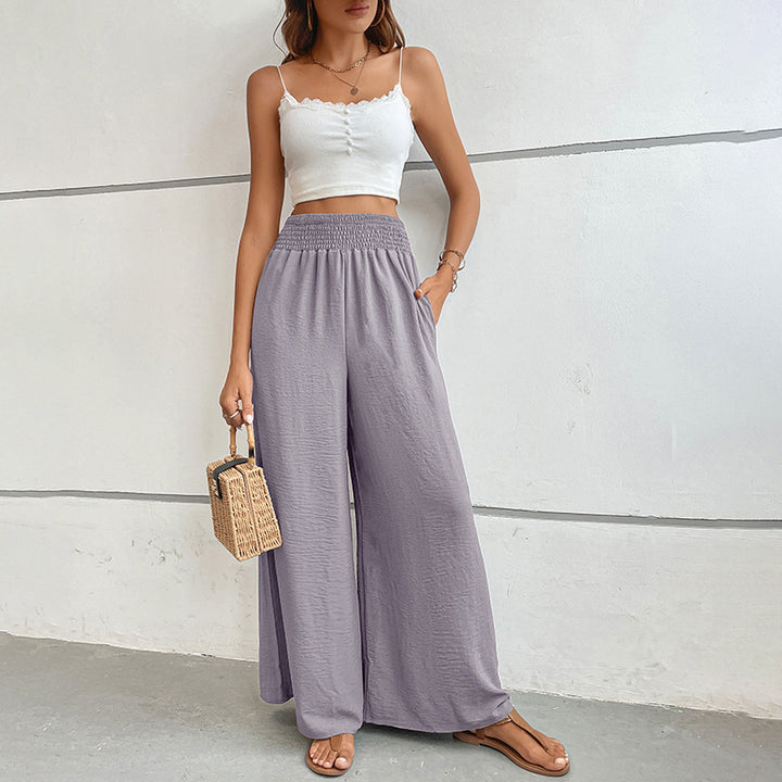Ladies Elegant Wide Summer Pants Mune Fashion