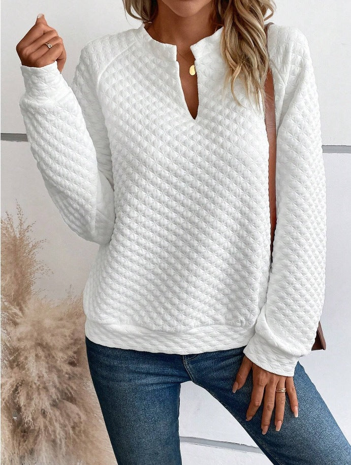 Women Stylish Stand-Up Collar Sweater Mune Fashion
