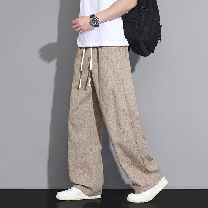 Men's Comfortable Cargo Pants with Loose Fit and Practical Pockets