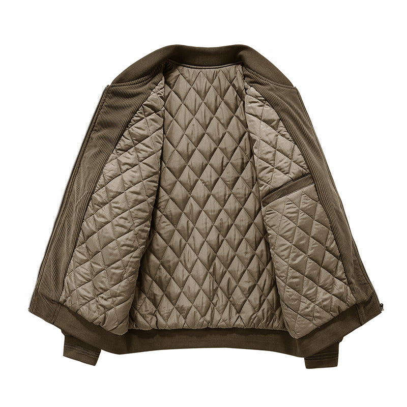 Men's corduroy jacket with quilted thermal lining Mune Fashion