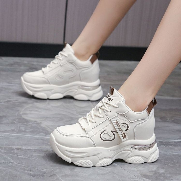 Women Sports Chunky Sneakers with Breathable Mesh Inserts and Robust Design Mune Fashion