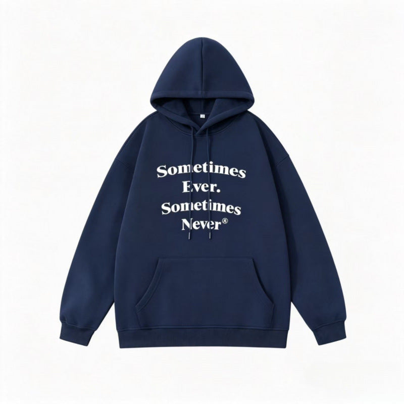 Unisex Oversize Hoodie with Statement Print and Kangaroo Pocket Mune Fashion