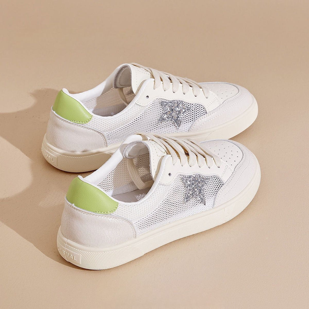 Women’s sneaker with breathable mesh and stylish star design Mune Fashion