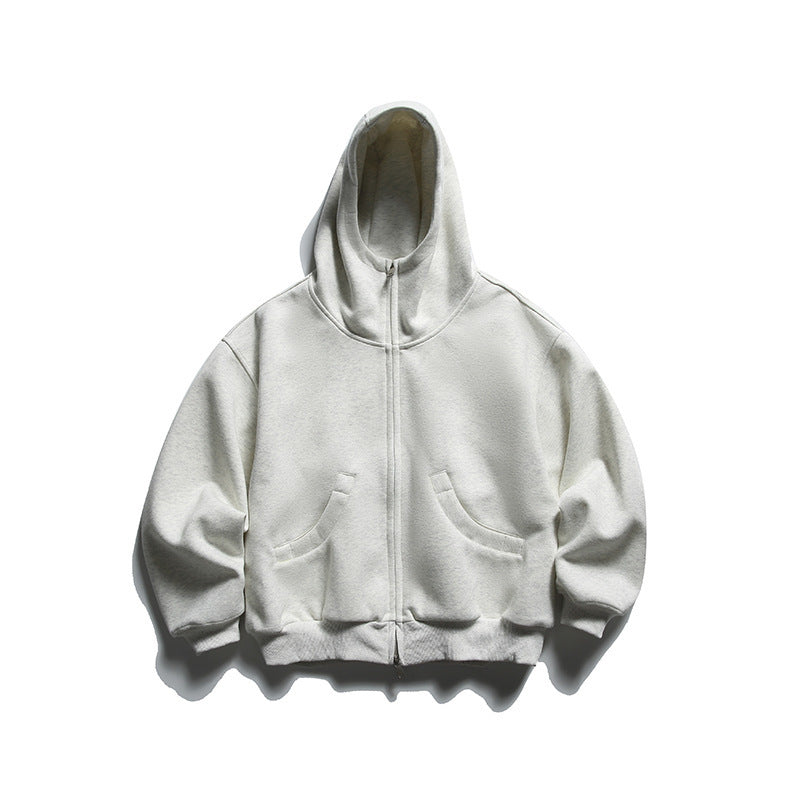 Unisex Oversize Zip-Hoodie with high collar and kangaroo pockets Mune Fashion