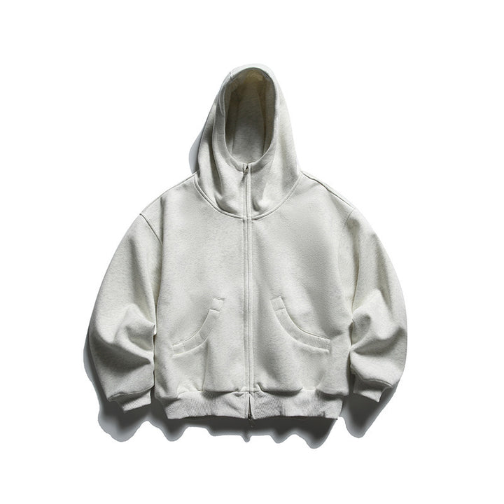 Unisex Oversize Zip-Hoodie with high collar and kangaroo pockets Mune Fashion