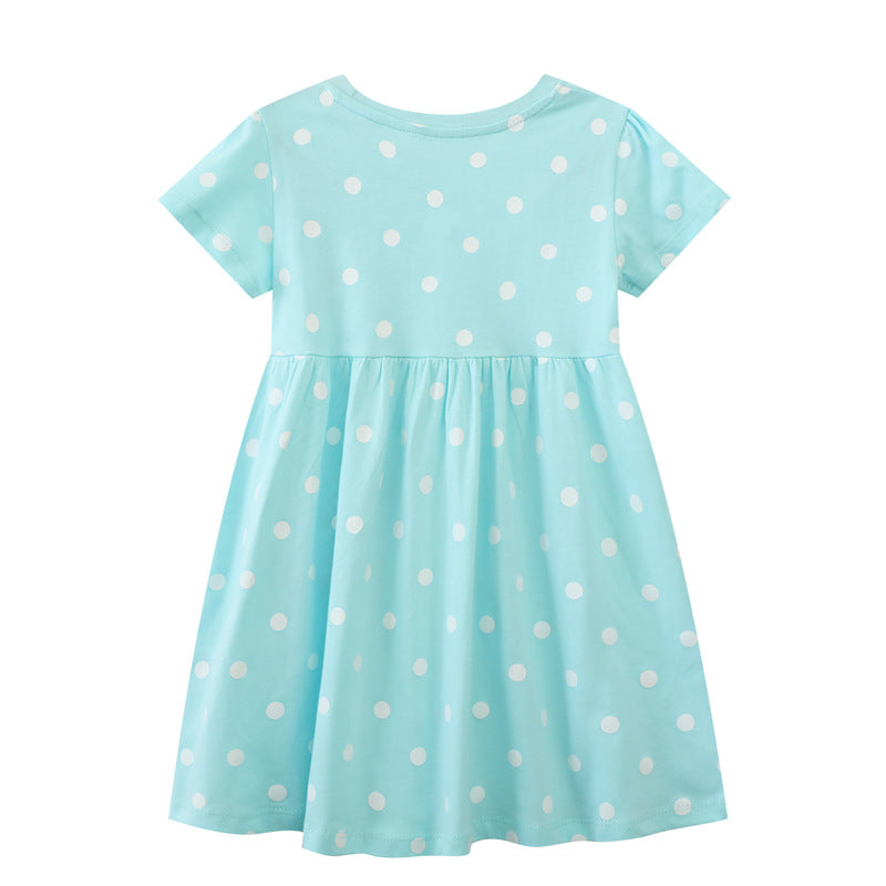 Girl summer dress with charming ice cream model Mune Fashion