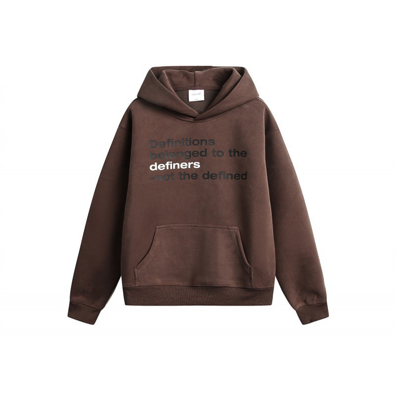 Unisex Oversize Hoodie made of cotton blend with kangaroo pocket and statement print Mune Fashion