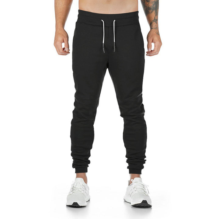 Men's narrow cut sport jogging pants with ergonomic knee inserts, comfort waistband, and drawstring Mune Fashion