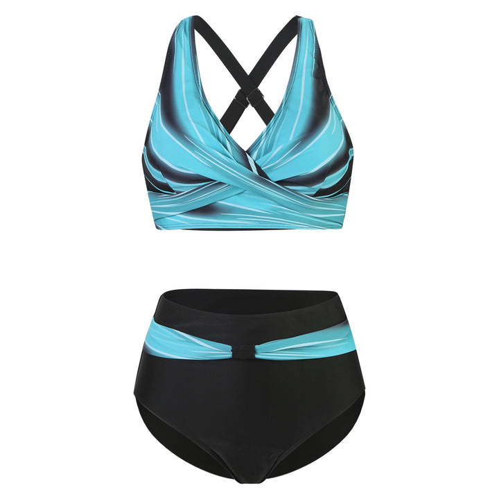 Women's High-Waisted Sport Bikini with Elegant Back Cut Mune Fashion