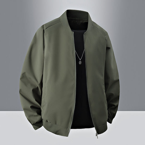 Men's bomber jacket with high collar and practical pockets Mune Fashion