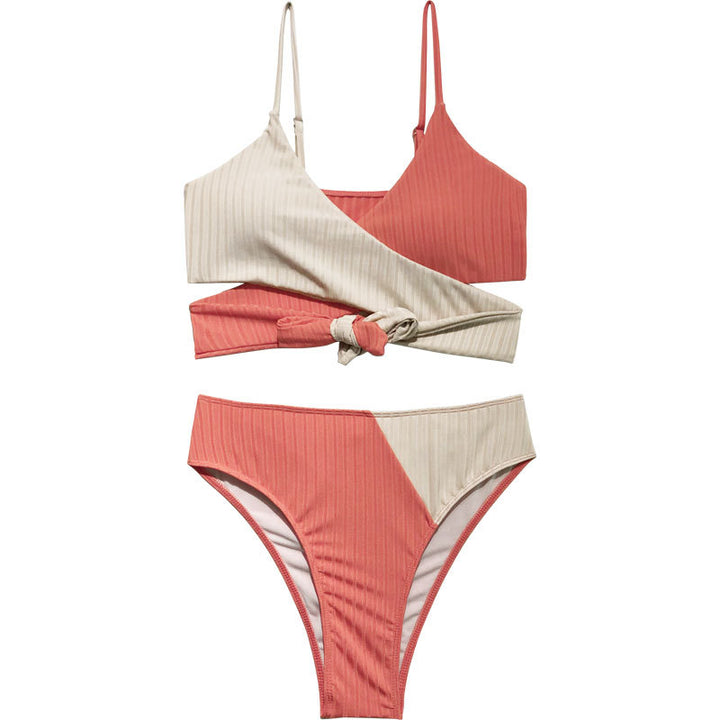 Women's Ribbed Bikini Set with Adjustable Straps Mune Fashion