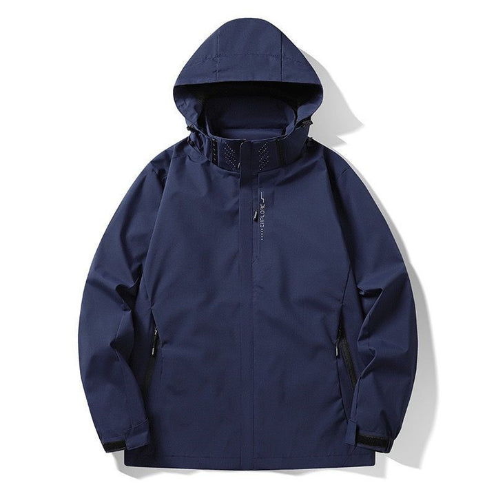 Men's Lightweight Softshell Functional Jacket with Breathable Mesh Lining and Adjustable Hood Mune Fashion