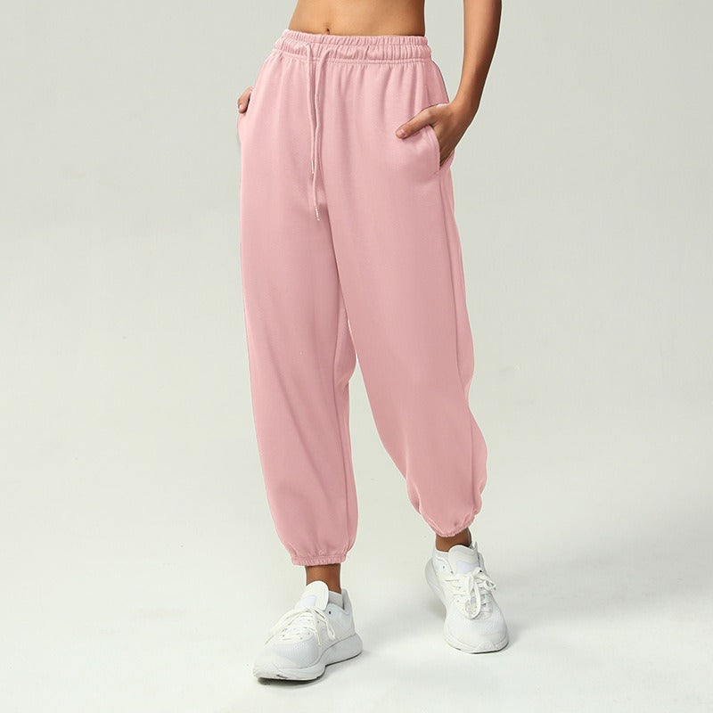 Women's breathable performance jogger pants with high comfort waistband, adjustable drawstring and elastic cuffed hems Mune Fashion