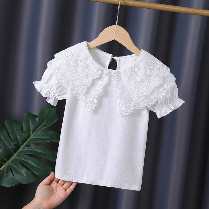 Girls blouse with elegant ruffle details Mune Fashion
