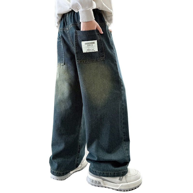 Unisex Wide Jeans with High Pockets Mune Fashion