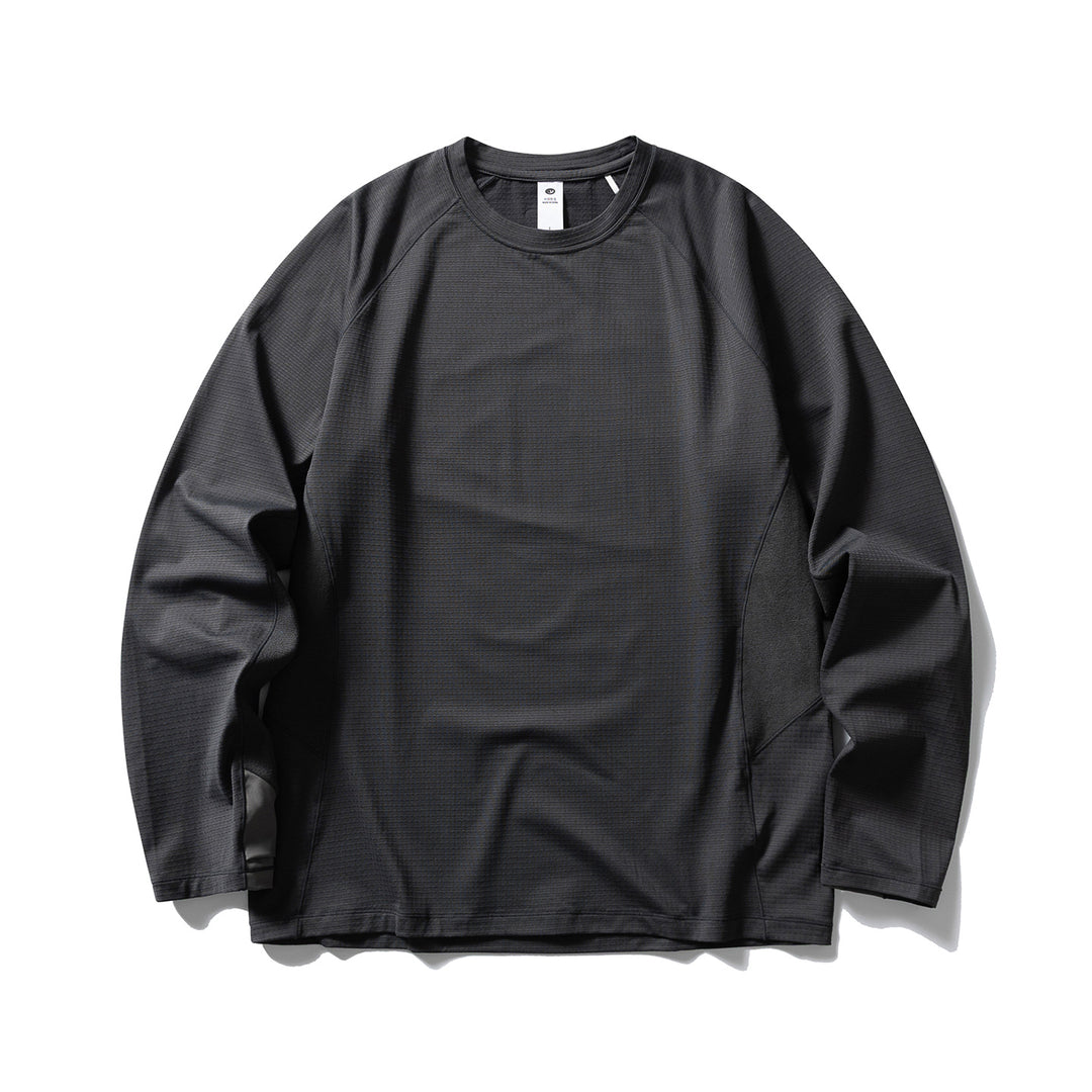 Unisex Structured Long Sleeve Thermal Layer with Raglan Sleeves and Side Ventilation Panels Mune Fashion