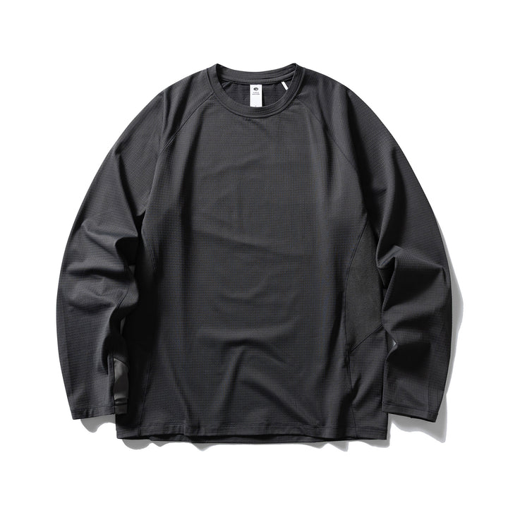 Unisex Structured Long Sleeve Thermal Layer with Raglan Sleeves and Side Ventilation Panels Mune Fashion