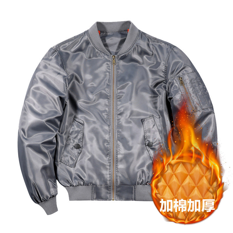 Men's bomber jacket with quilted thermal lining and arm pocket Mune Fashion