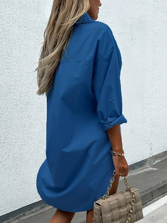 Women's shirt-style oversized blouse dress Mune Fashion