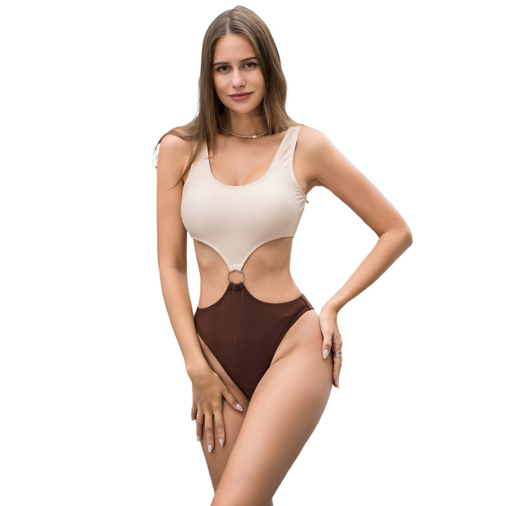 Women's one-piece swimsuit with innovative cut-out and chic ring detail Mune Fashion