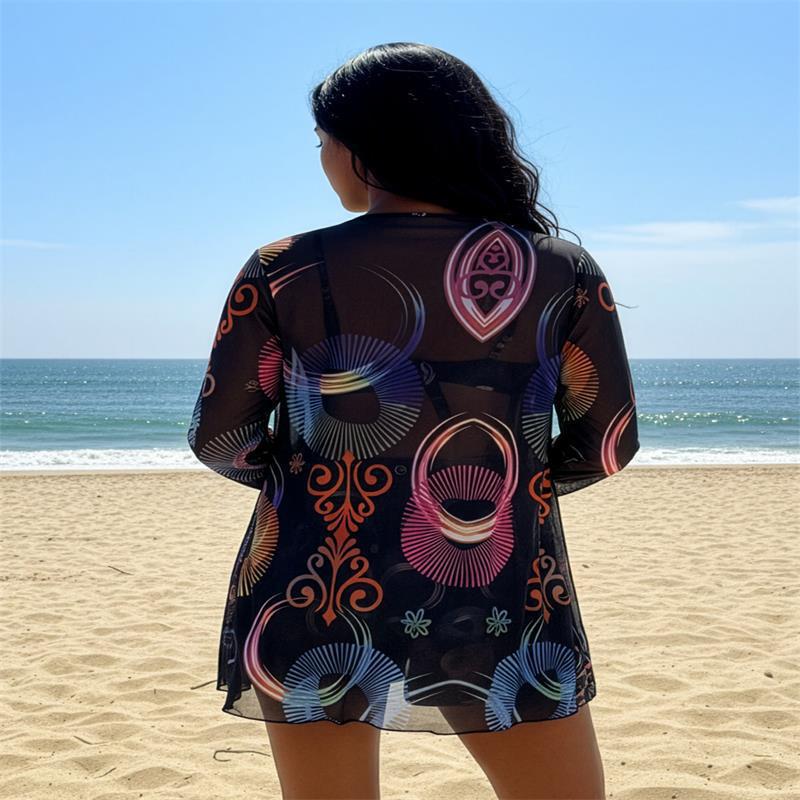 Women's Bikini Set with Fashionable Kimono Mune Fashion