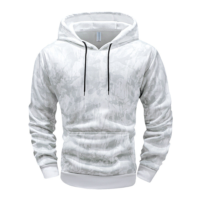 Men's Warm Lined Hooded Pullover