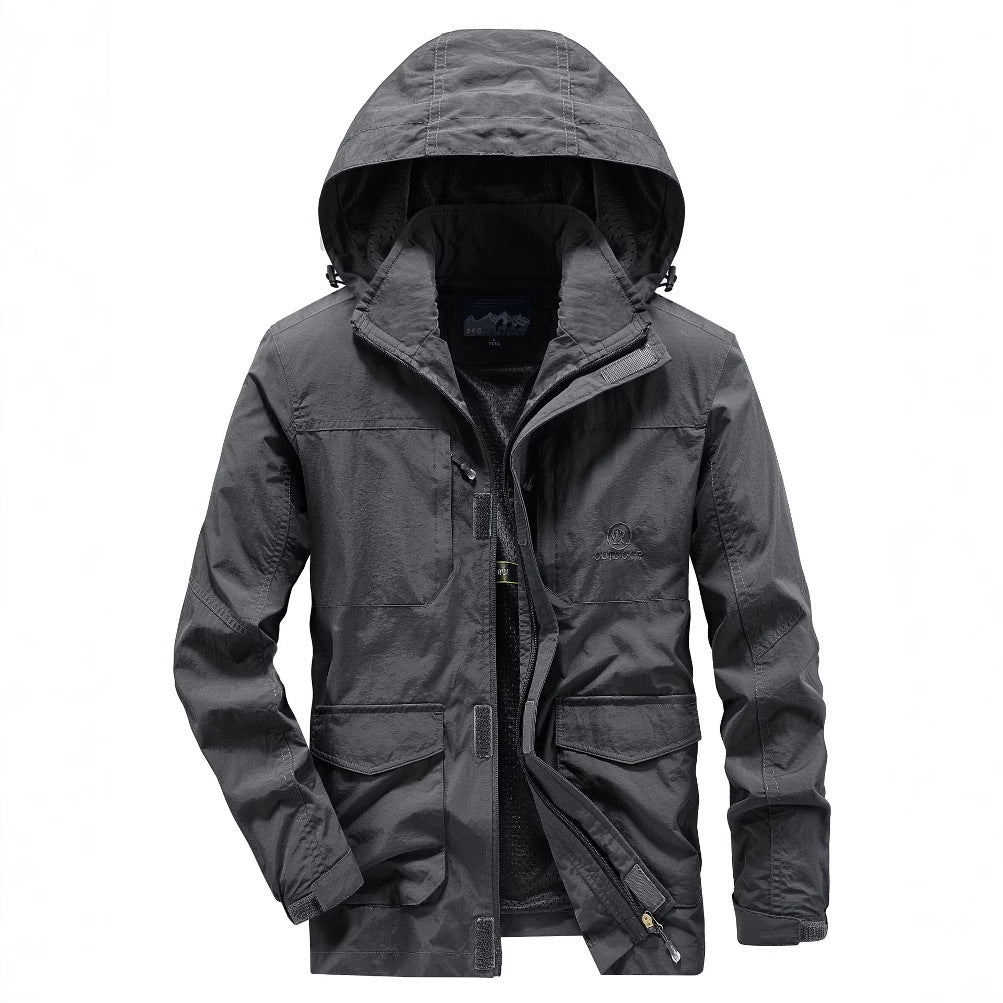 Men's Robust Weather Jacket with Practical Pockets Mune Fashion