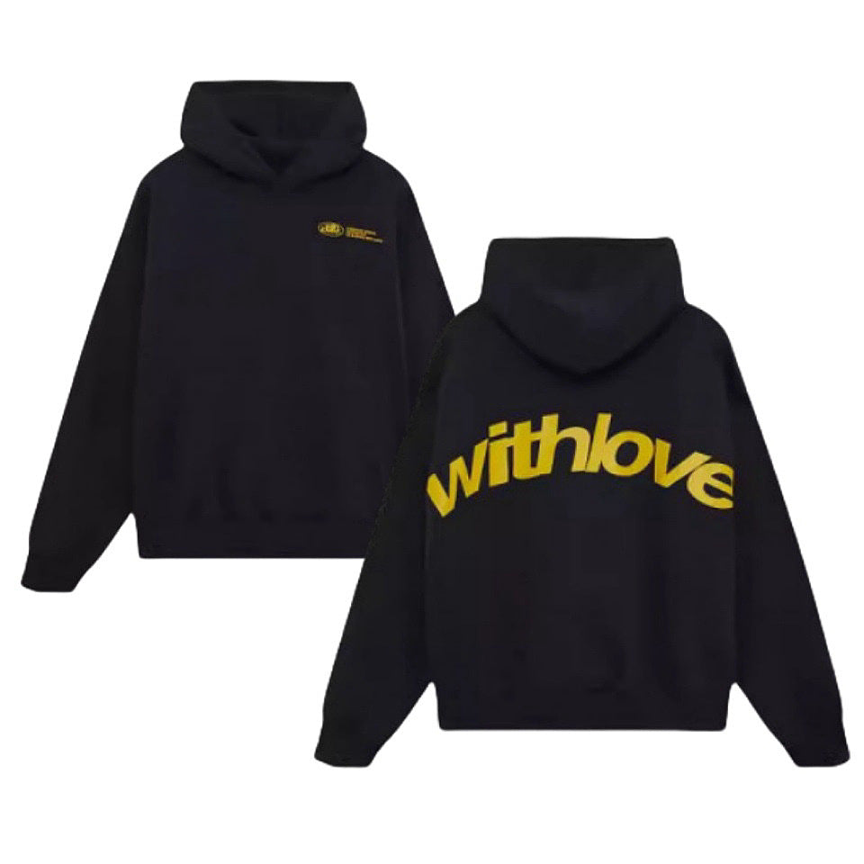 Unisex oversized hoodie with large back print, kangaroo pocket and ribbed cuffs Mune Fashion