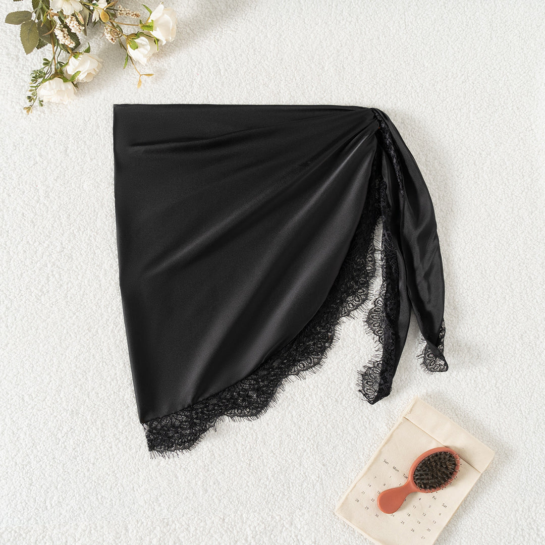 Women's beach towel with lace trim Mune Fashion