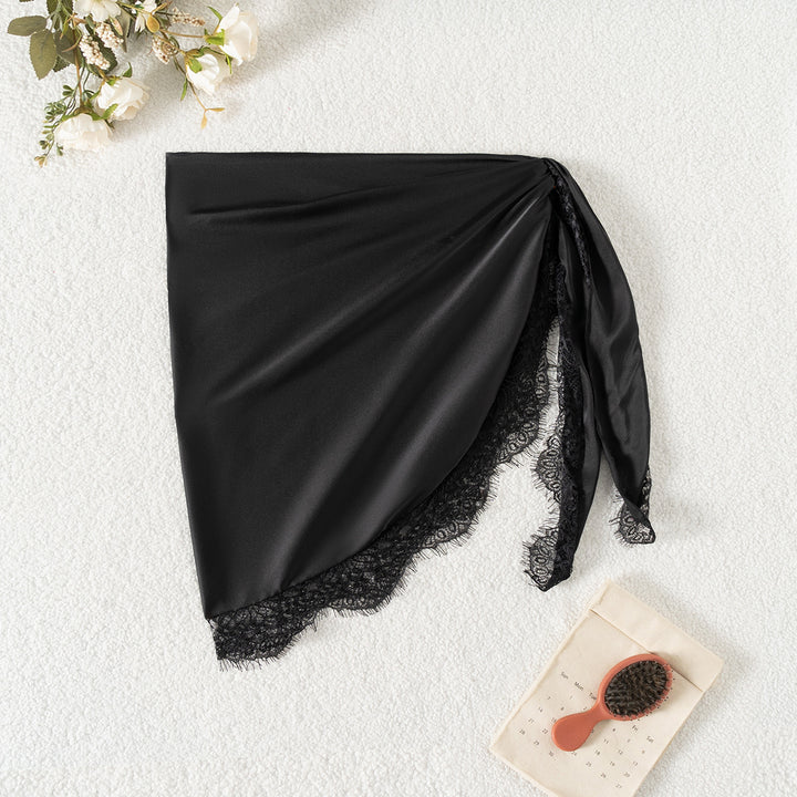 Women's beach towel with lace trim Mune Fashion