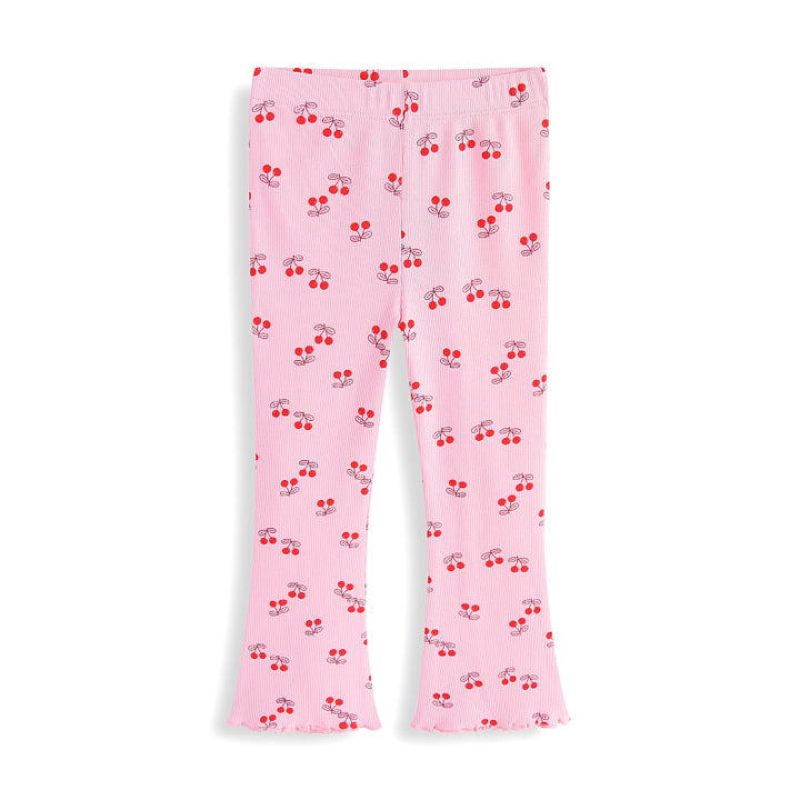 Girls' leggings with cheerful cherry motif Mune Fashion