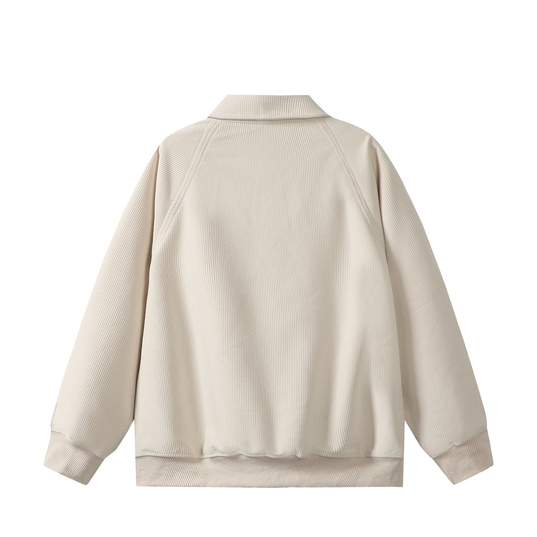Unisex Half-Zip Sweatshirt with Waffle Texture and Kangaroo Pocket Mune Fashion