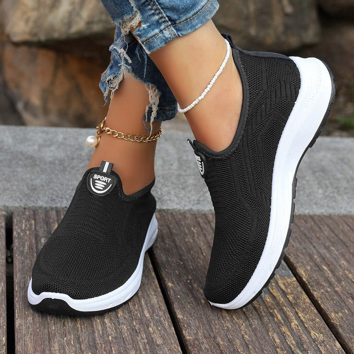 Women's Breathable Slip-On Casual Shoes with Cushioning Sole Mune Fashion