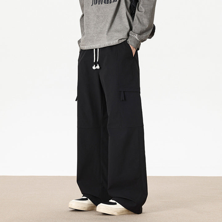 Unisex Cargo Pants with wide fit and practical pockets