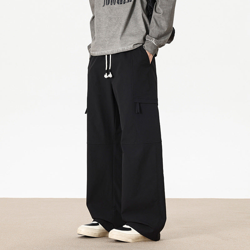 Unisex Cargo Pants with wide fit and practical pockets