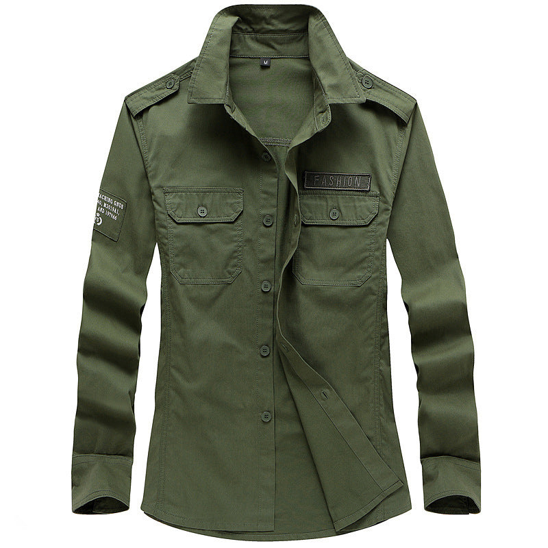 Men's Fashion Shirt Jacket with Practical Pockets Mune Fashion