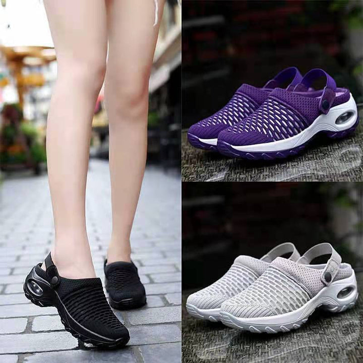 Ladies breathable Slip-On Sneakers with fashionable mesh design Mune Fashion
