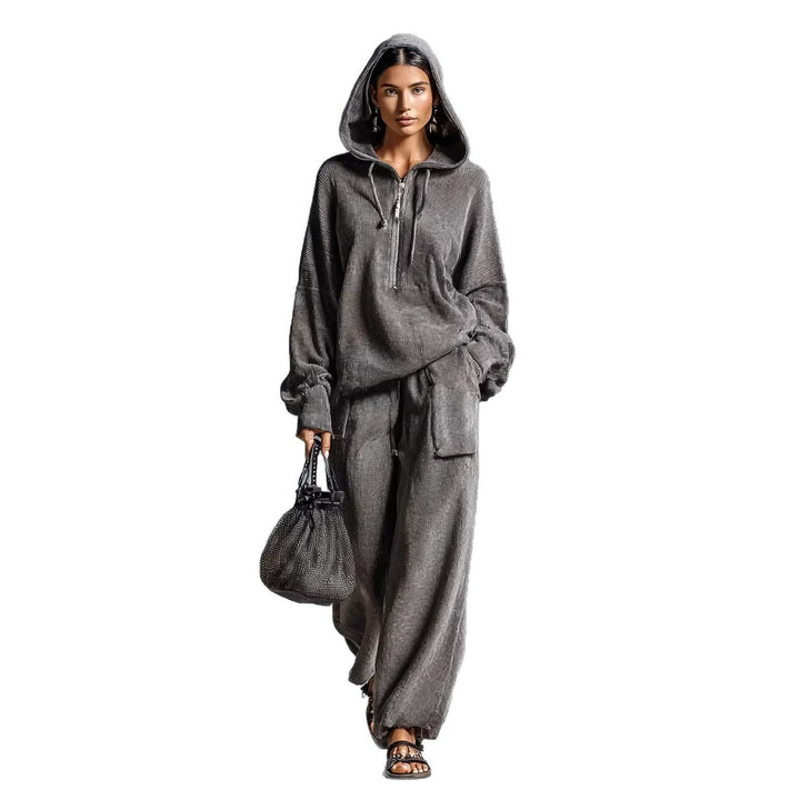 Women Casual and Comfortable Hoodie Set