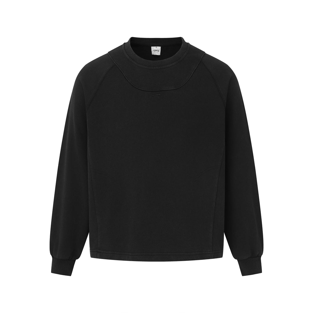 Unisex Oversize Sweatshirt with contrasting chest panel and kangaroo pocket Mune Fashion