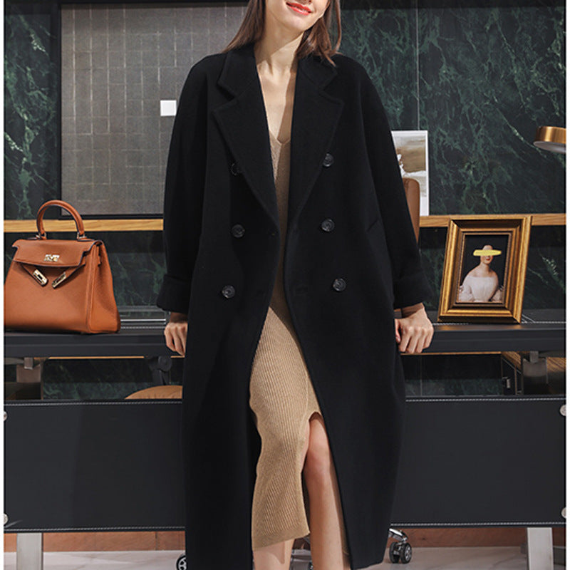 Women's Stylish Wool Coat Mune Fashion