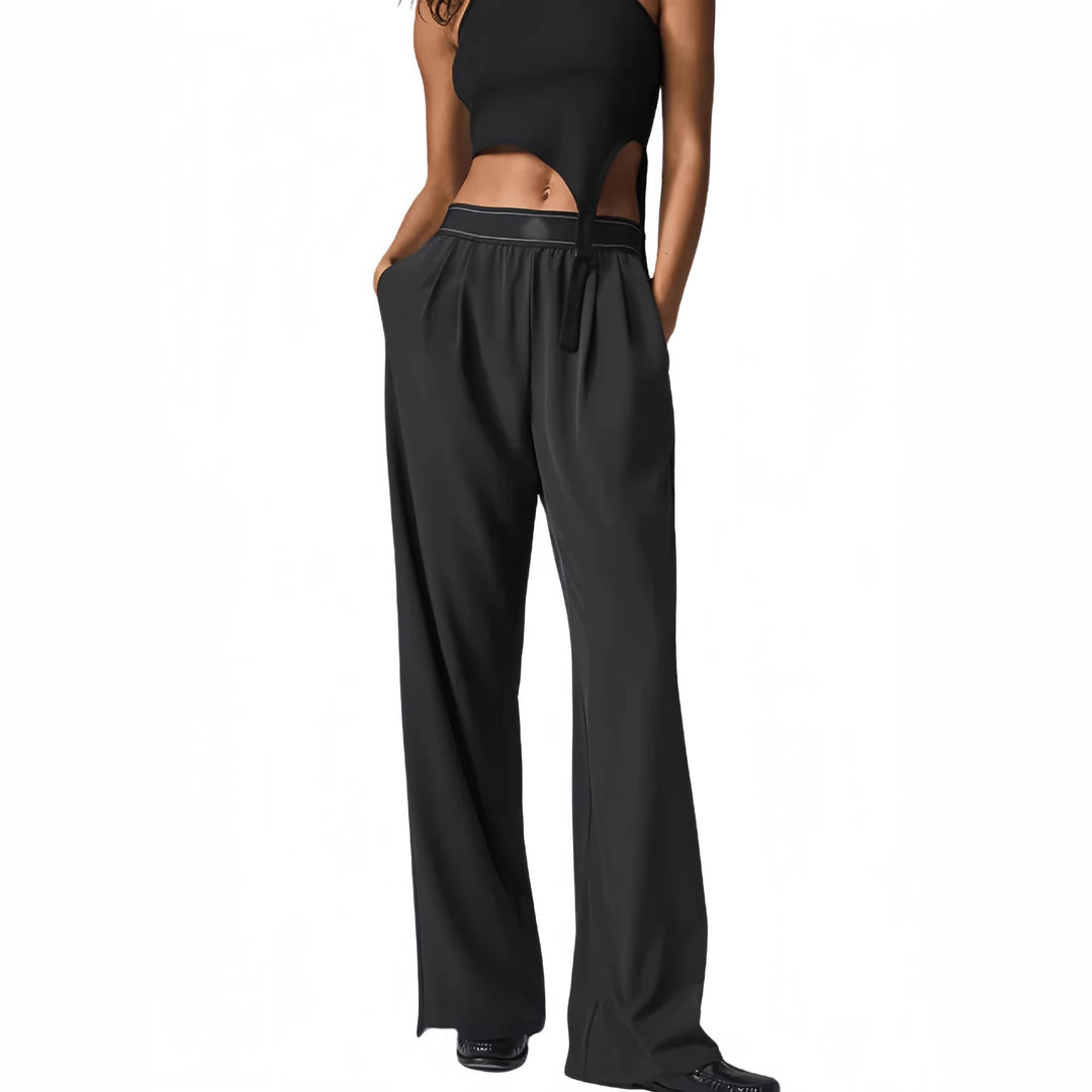 Women Elegant High-Waisted Palazzo Pants