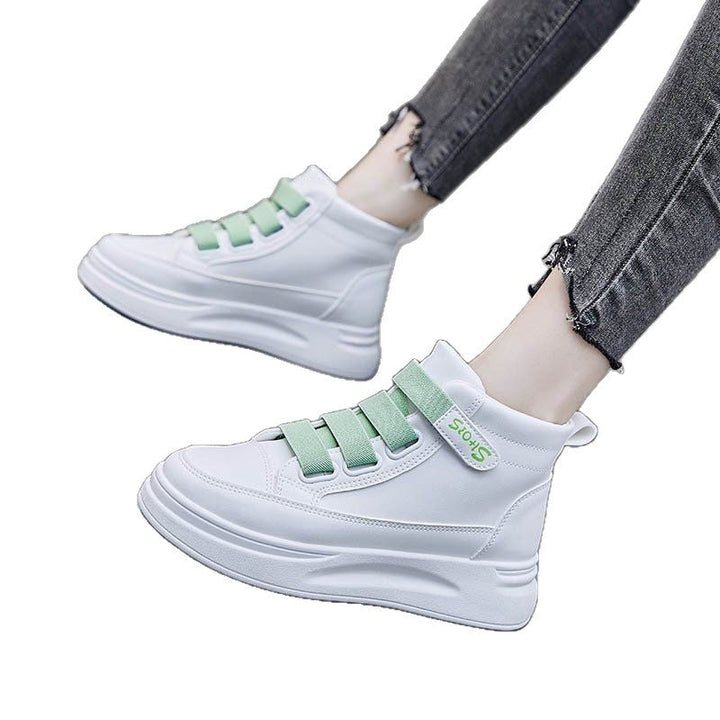 Women's High-Top Sneaker with Lightweight Design and Adjustable Straps Mune Fashion